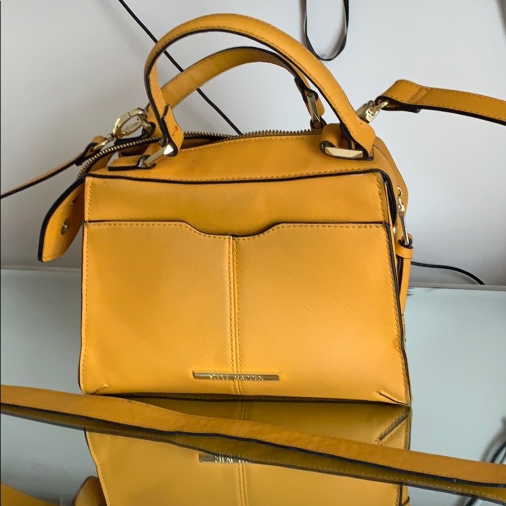 Yellow Steve Madden Crosshatch